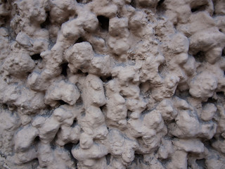 relief on the wall of the house