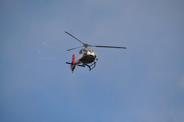Hubschrauber in der Luft