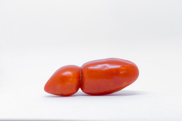 Tomato grown in the shape of a dwarf