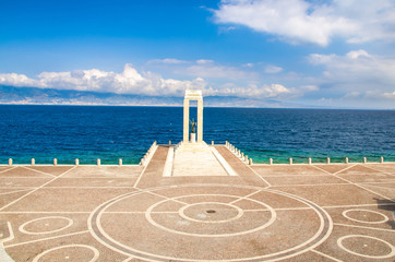 Athena goddess Statue, Reggio di Calabria, Southern Italy