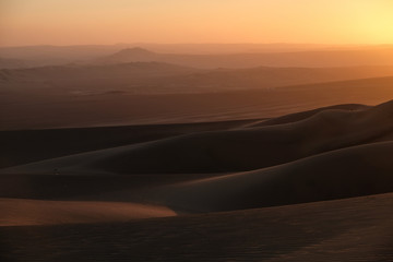 Fototapeta na wymiar Deserto de Huacachina 