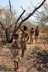 Volksstamm der San in Namibia 