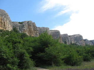 Fototapeta na wymiar Snake Gorge in Crimean mountains, Crimea