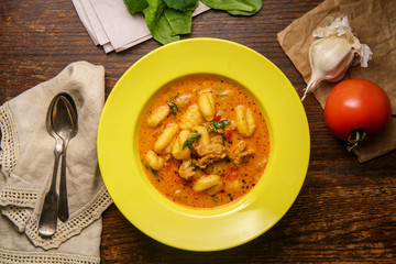Italian Sausage Gnocchi Soup