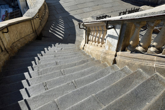 Escalier à Paris, France