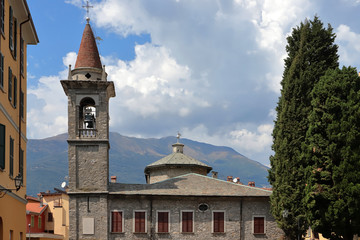 chiesa di santa marta a bellano in italia, santa marta church in bellano in italy