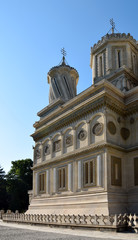 The Cathedral of Curtea de Arges, Romanian Orthodox Monastery. Curtea de Arges, Romania.