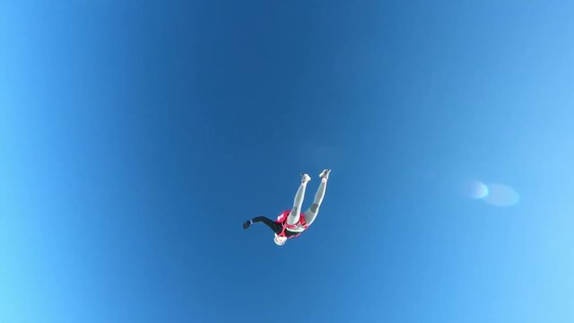 Wingsuit skydiving over Norway