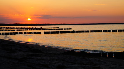 Sonnenuntergang auf R&uuml;gen