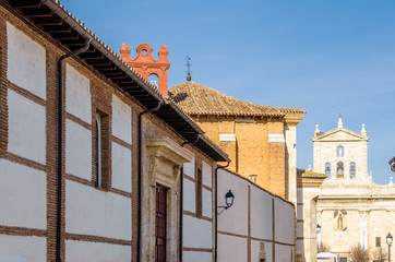 Old stone church in Palencia, Spain