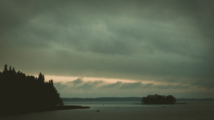 This morning fishermen go fishing 