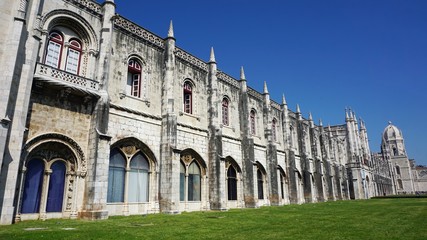 Fototapeta premium old Jerónimos Monastery of belem near lisbon