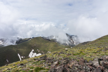 Summit vista in the Colorado Rocky Mountains