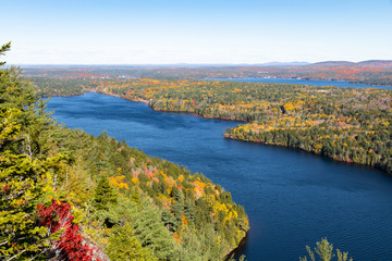 Echo Lake at Acadia NP in the Fall