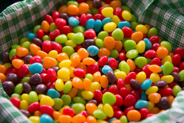 background of colorful candy
