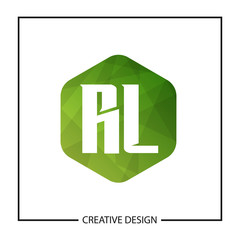 Initial Letter RL Logo Template Design Vector Illustration