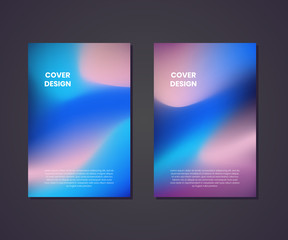 Business brochure cover design template corporate company profile or annual report catalog magazine flyer booklet leaflet. Cover page A4 landscape vector EPS-10 sample image with Gradient Mesh.