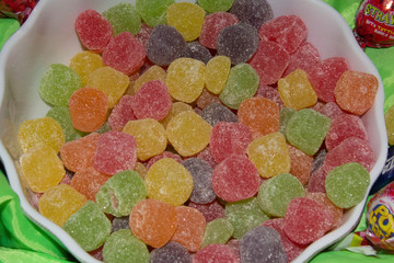 candy in a bowl