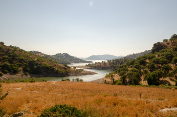 Sardinian river valley