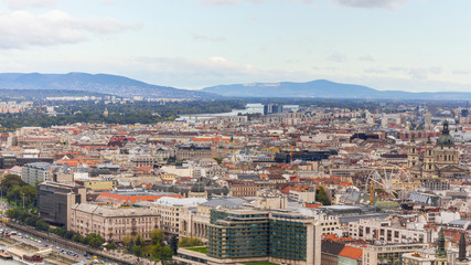Fototapeta na wymiar Budapest panorama view