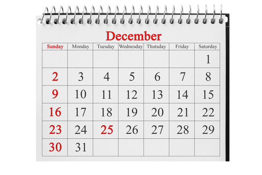 7334079 December 25 In The Calendar