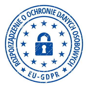 GDPR Poland  label illustration