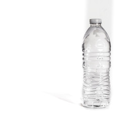 clear plastic water bottles