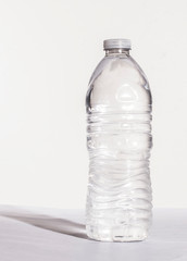 clear plastic water bottles