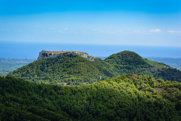 Aussicht von Sant Salvador Mallorca am Nachmittag