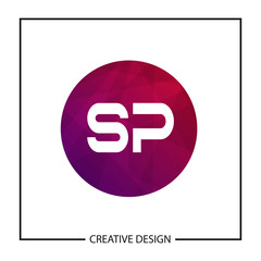 Obraz premium Initial Letter SP Logo Template Design Vector Illustration