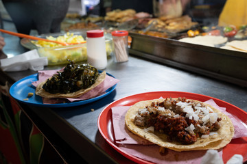 Tacos street carnitas mexican