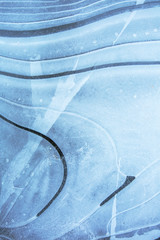 Air Bubbles Under Ice