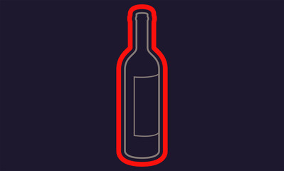 Bottle of wine icon