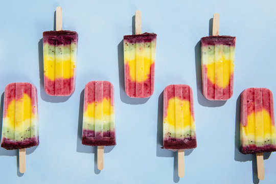 Colorful popsicles