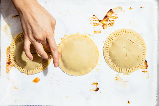 Handmade pie preparation