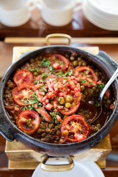 Savory meal in a pot