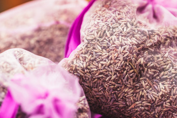 Grains de lavande en sachet