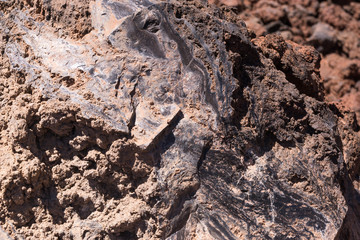 volcanic rock in Tenerife, Canary Islands