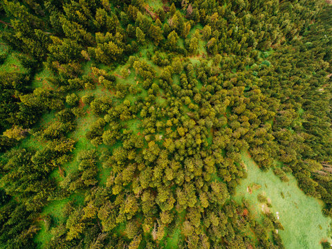 Aerial pictures from pyrenees of Andorra