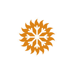 Sun logo design