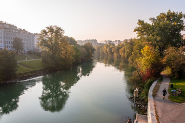 Jogging am Donaukanal