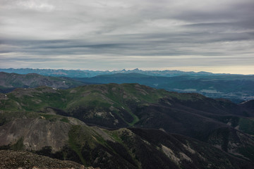Fototapeta na wymiar San Juan Range of the Colorado Rocky Mountains