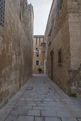 Fototapeta na wymiar The old town of Mdina, Malta