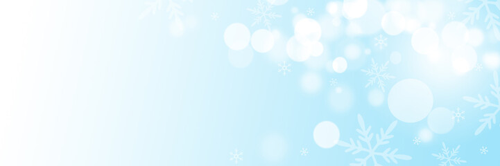 Fototapeta na wymiar Beautiful Soft Blue Christmas Background