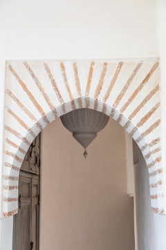 A decorative entryway