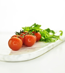 Vine Tomatoes and Salad