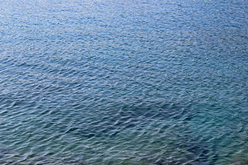 Deep blue sea water background