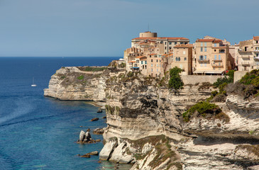 Fototapeta na wymiar Paysages de Bonifacio en Corse