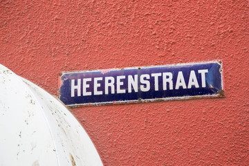 Berühmte Straße auf Curacao (Karibik/Niederländische Antillen)