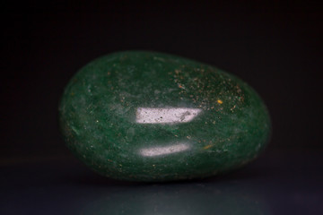 Macro view of Green Goldstone